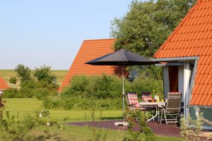 Ferienhaus Wiesenpieper - große SW-Terrasse